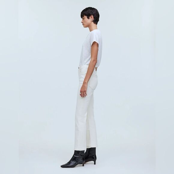 NWT Madewell Kick Out Crop Jeans in Vintage Canvas Wash - Picture 3 of 12